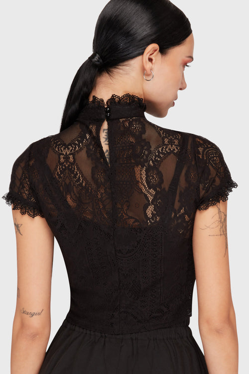 Ava Lace Crop Top