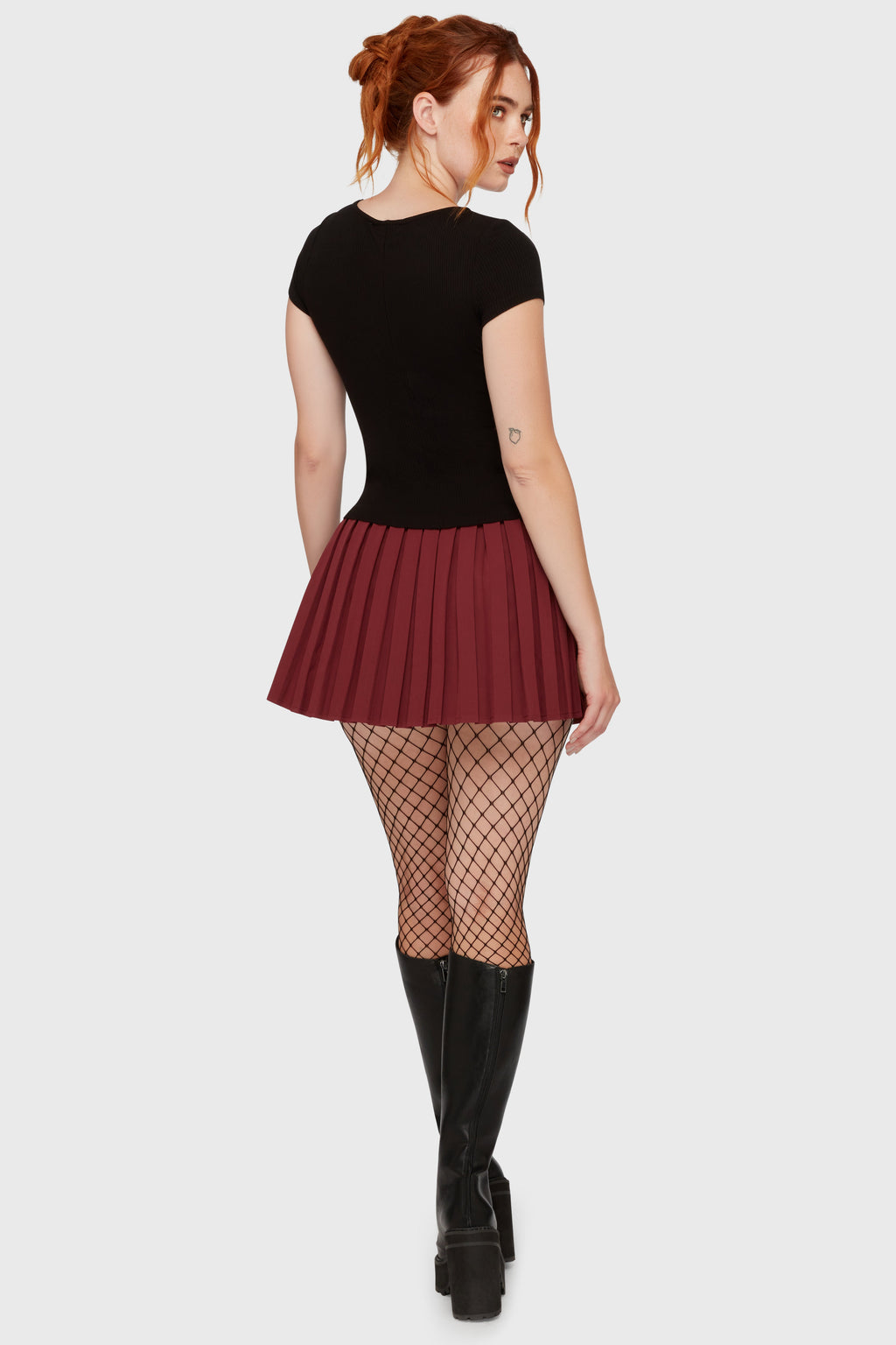 Eye C U Cap-Sleeve Top