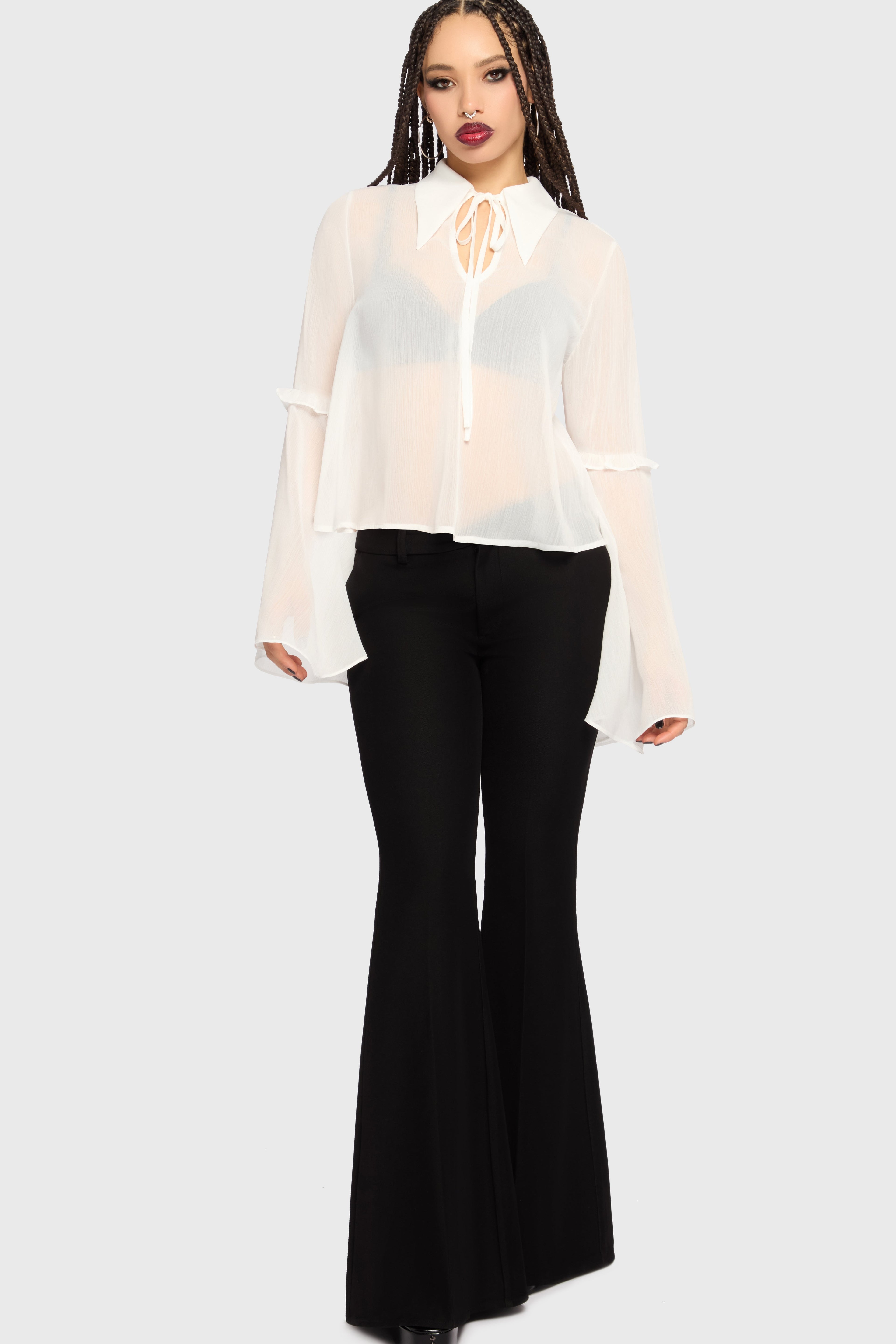 Fawnelle Flared Sleeve Shirt