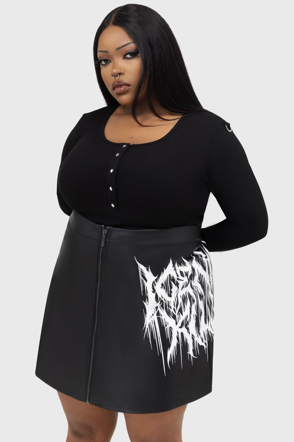 INK Logo Mini Skirt
