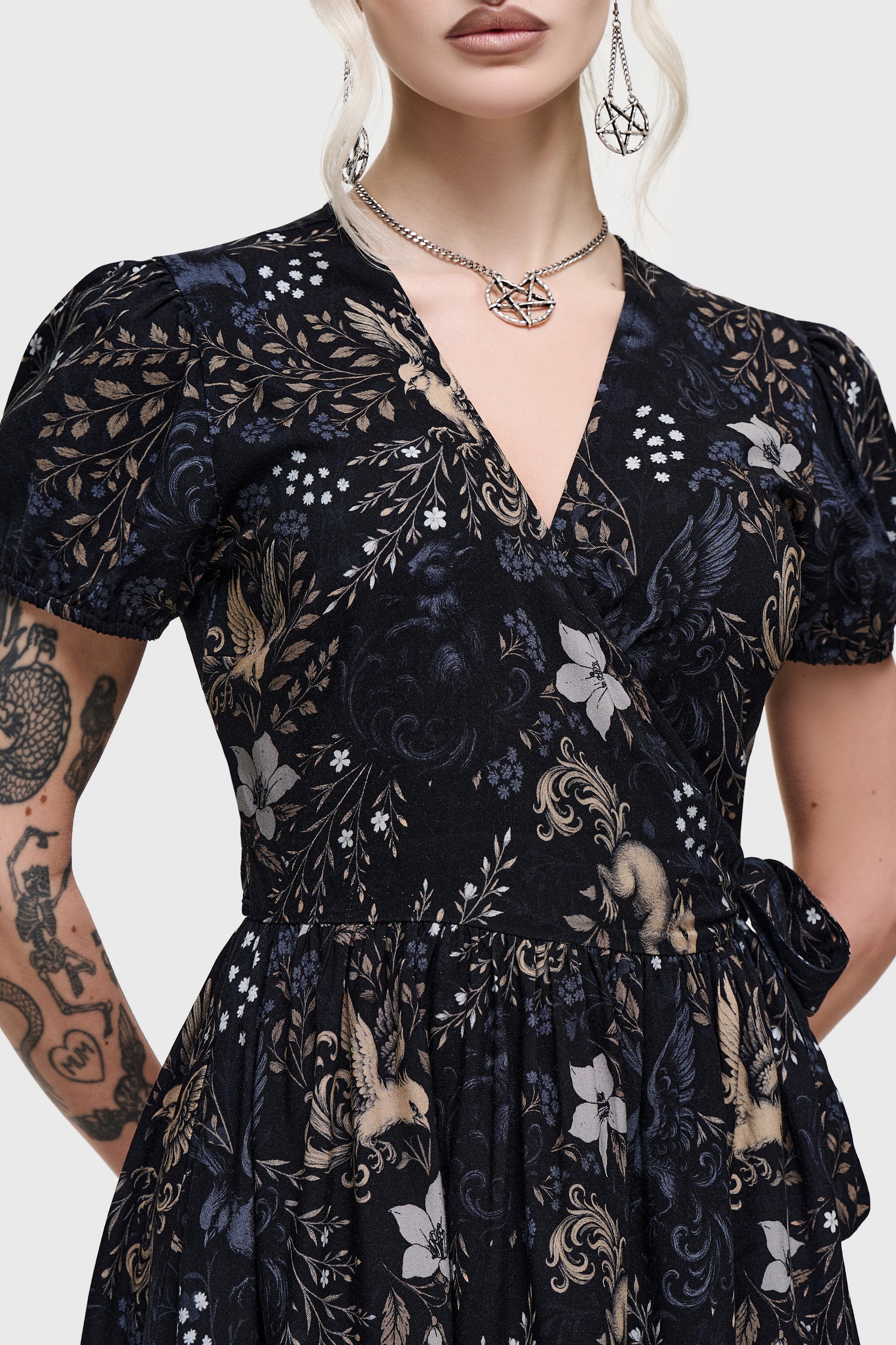 Midnight Garden Mini Dress