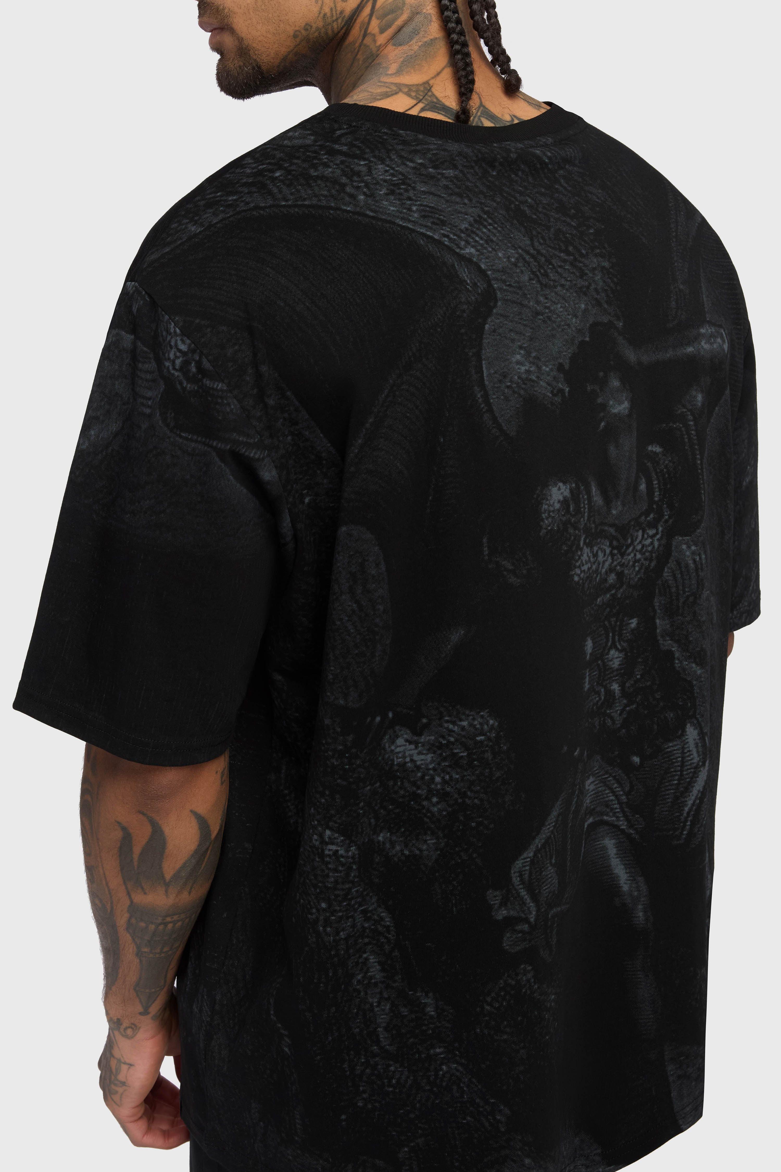 Noir Relic Oversized T Shirt