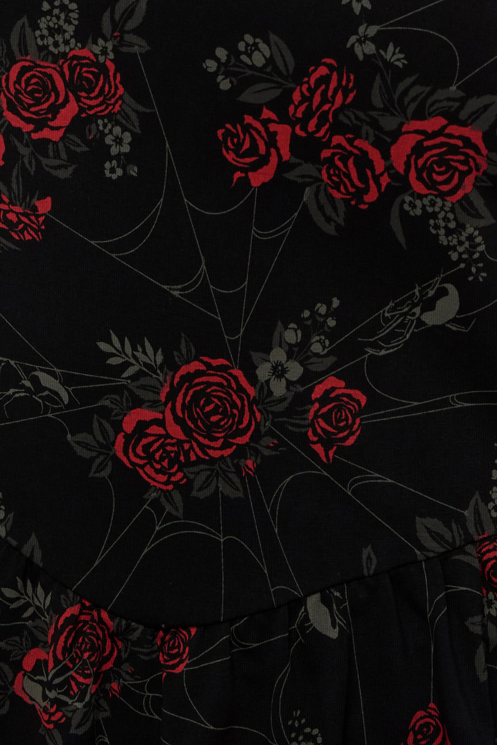 Poisoned Rose Midi Dress