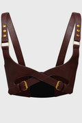 Roseate Harness [Brown/Gold]