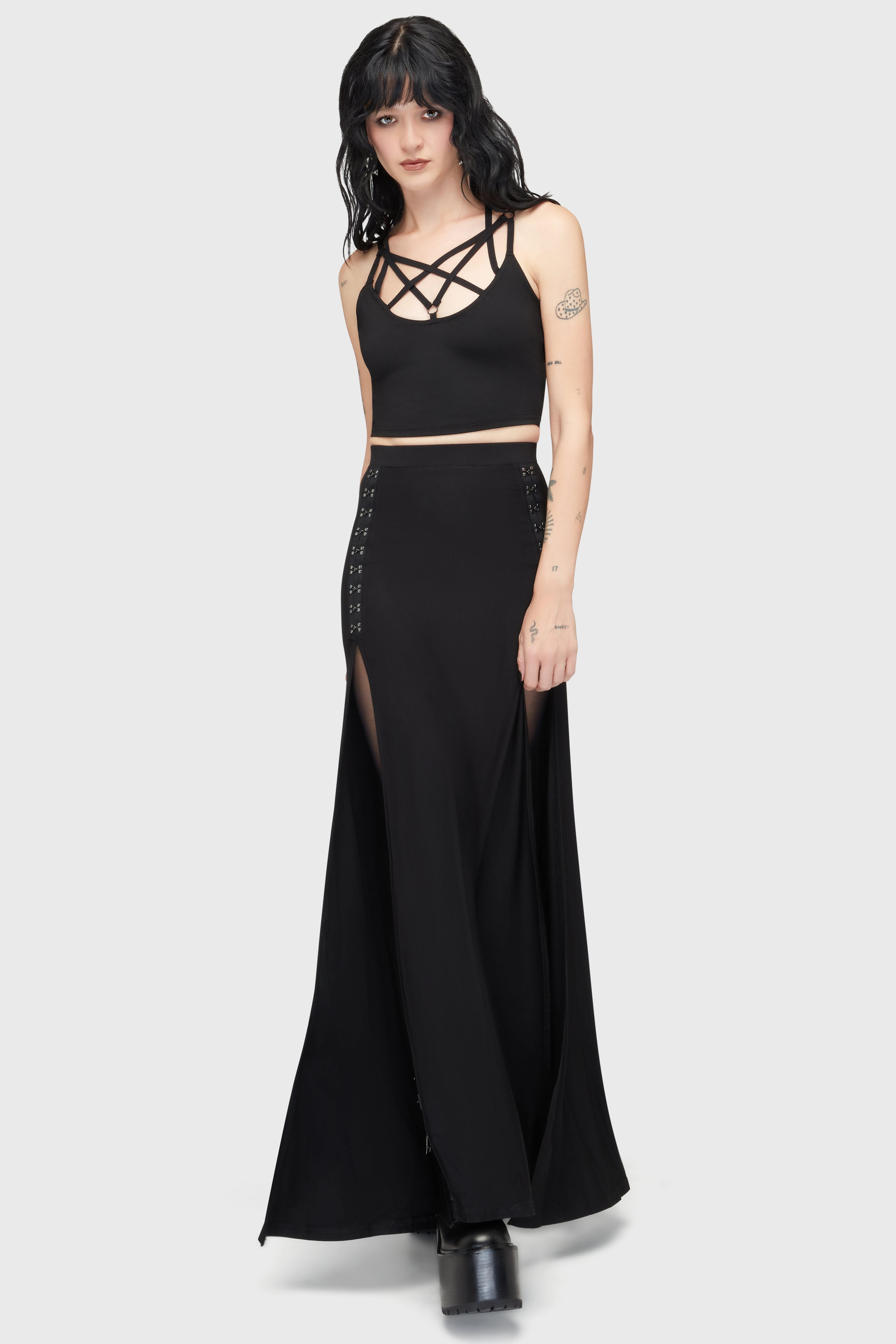 Snarl Maxi Skirt