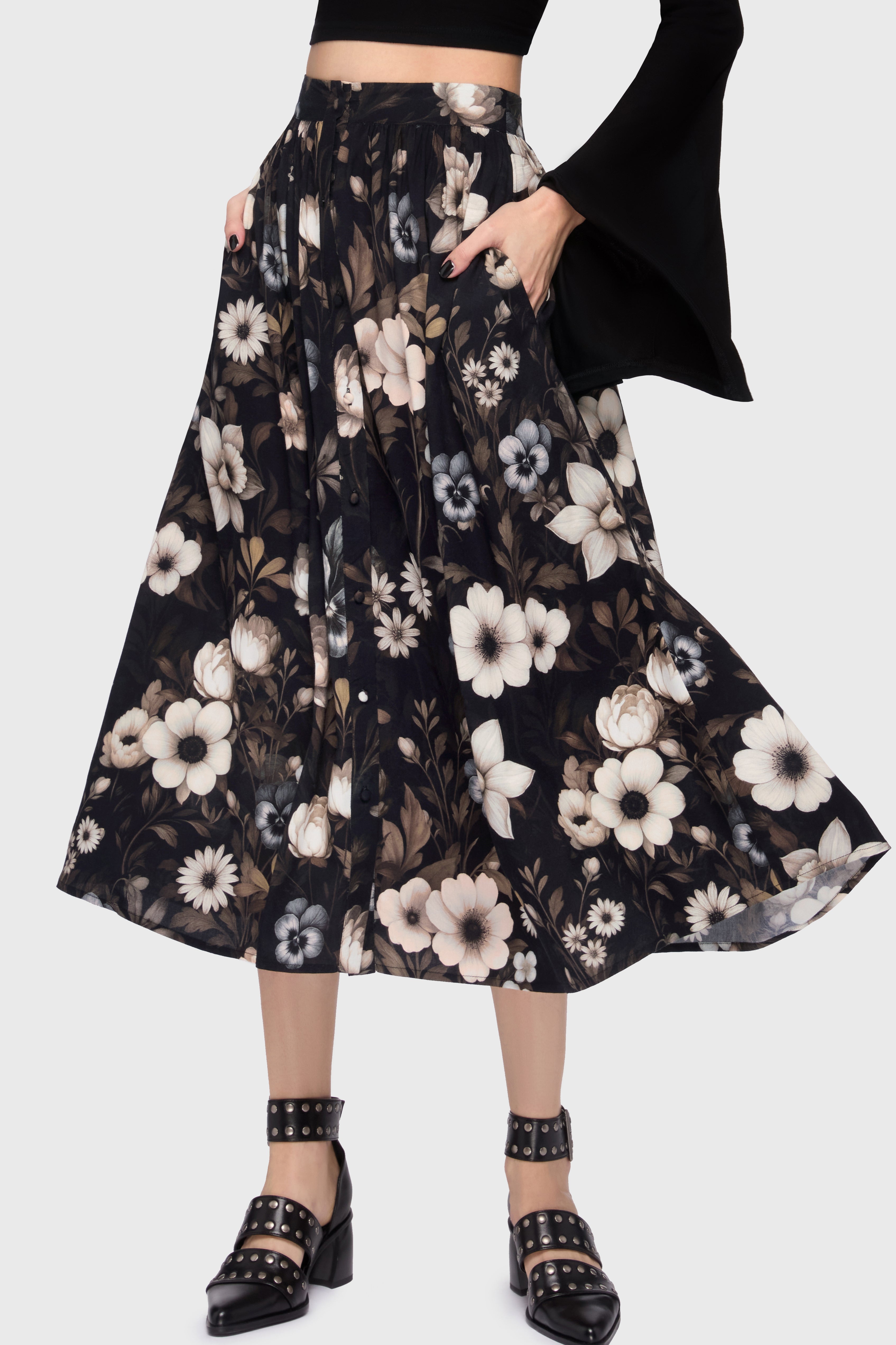Stellar Hour Midi Skirt