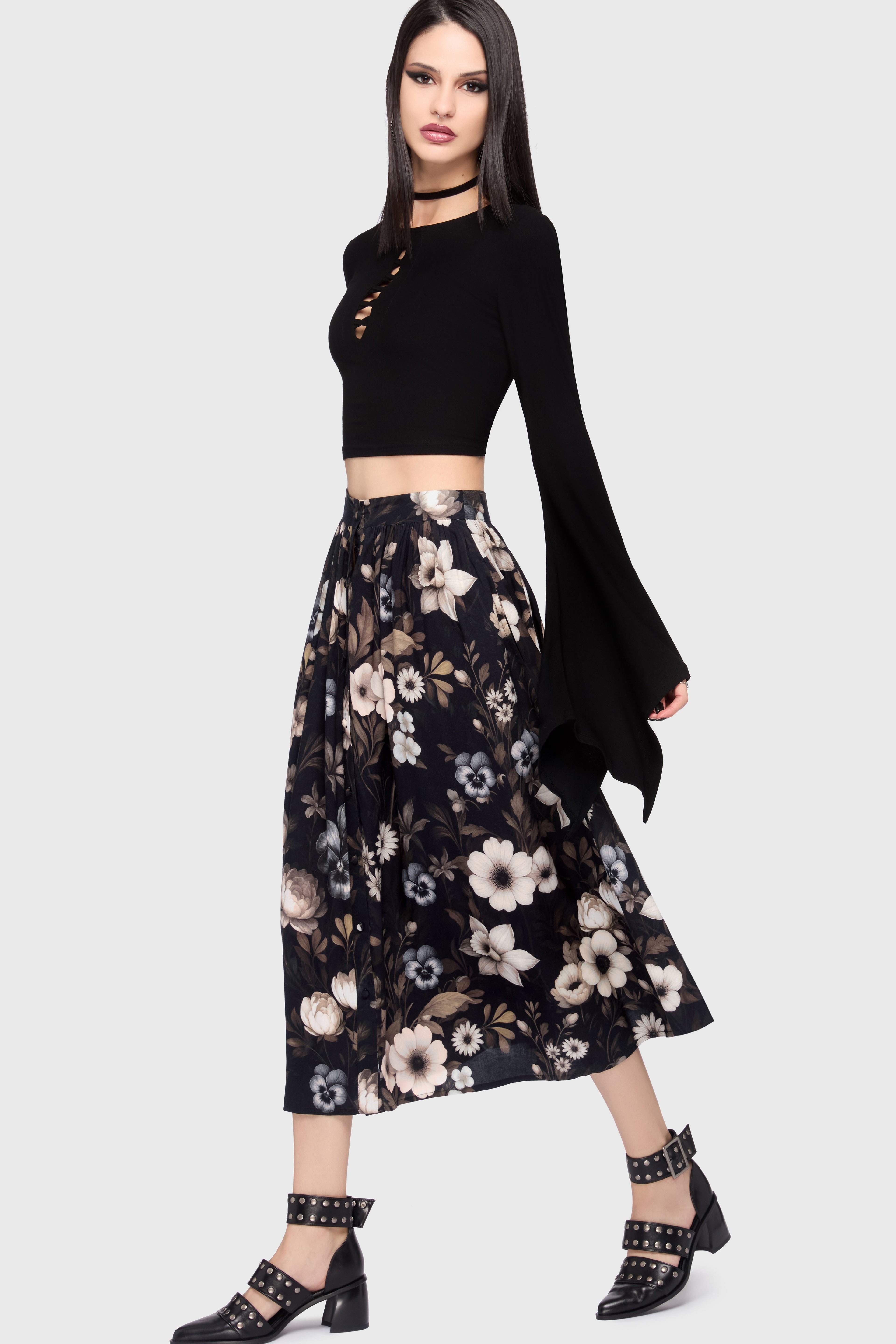 Stellar Hour Midi Skirt