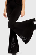 Thistina Embroidered Flares