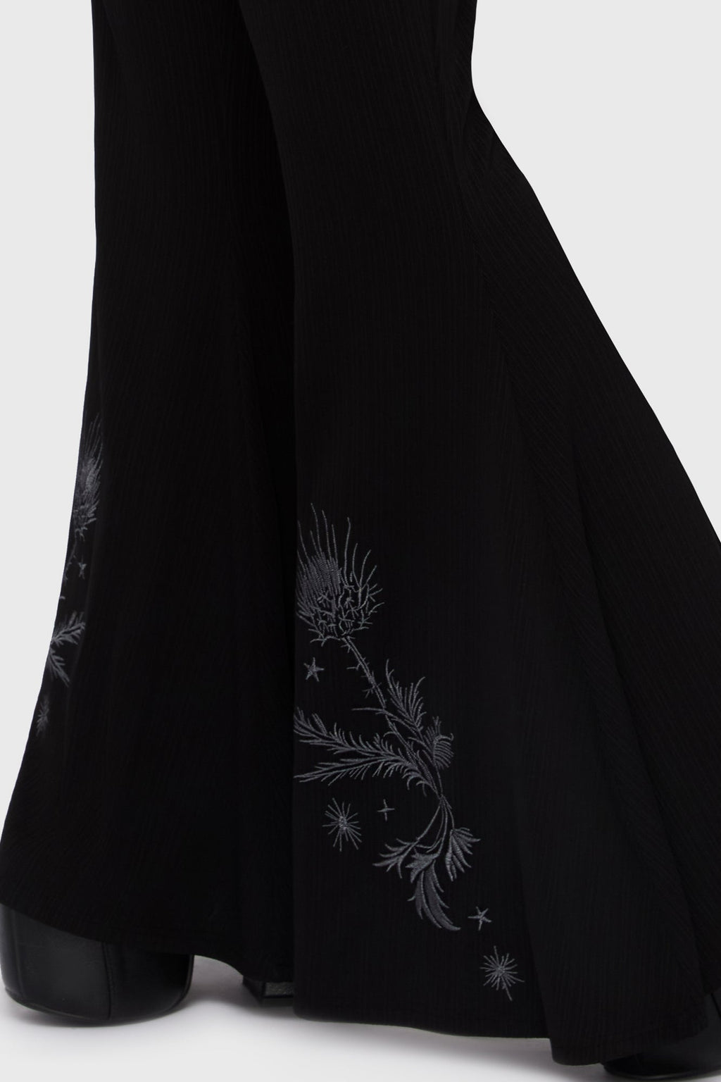 Thistina Embroidered Flares