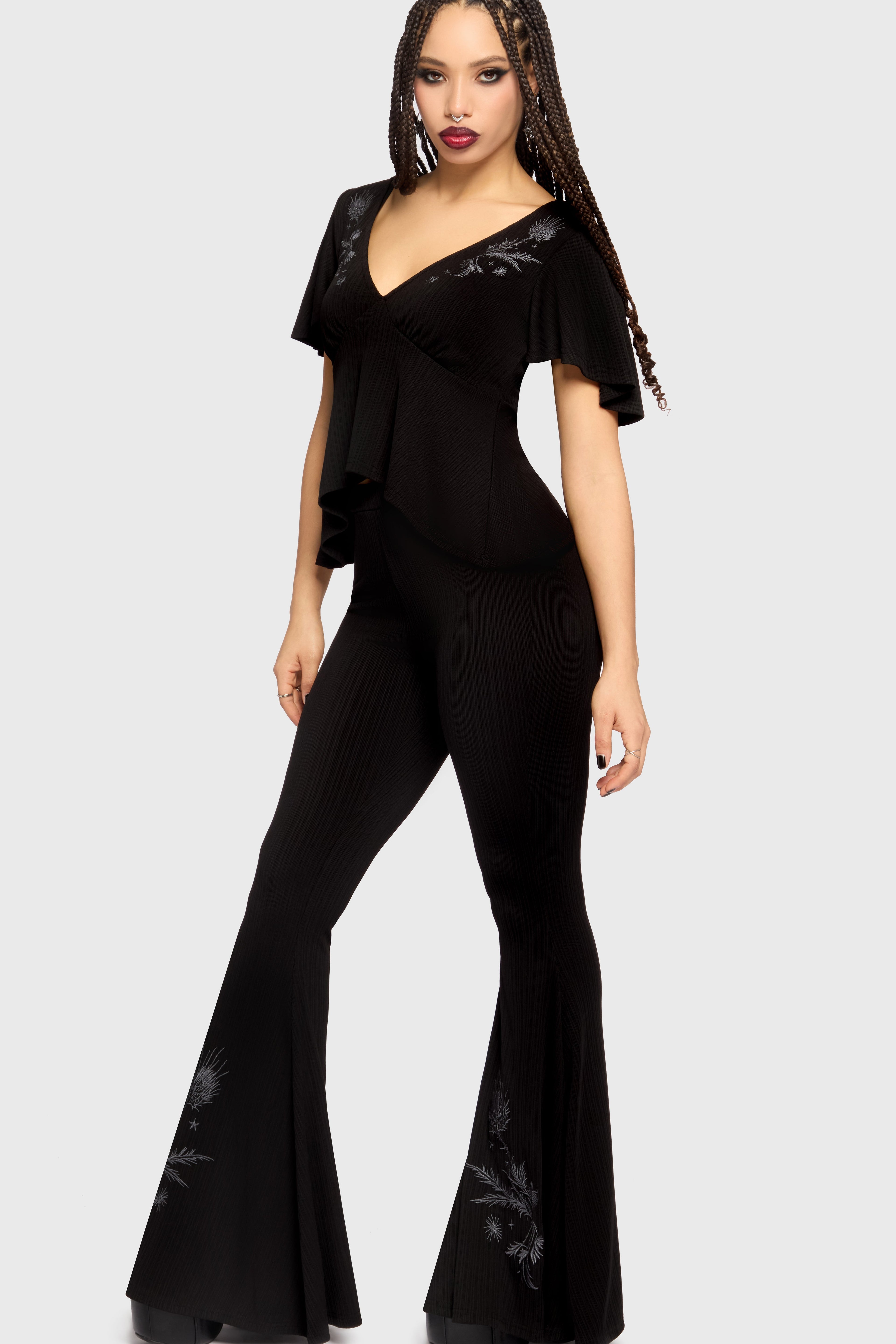Thistina Embroidered Top