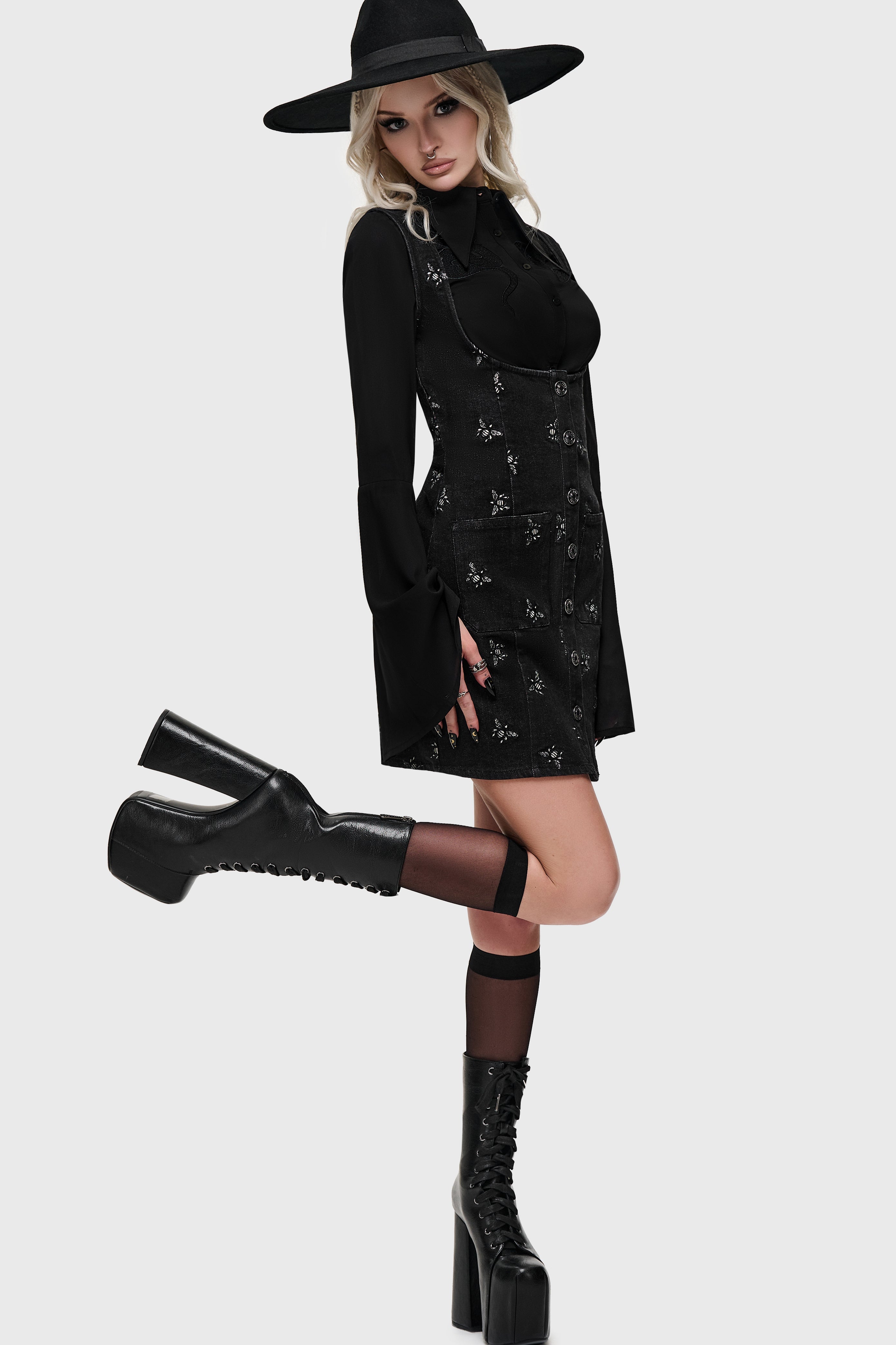 Twilight Swarm Mini Dress