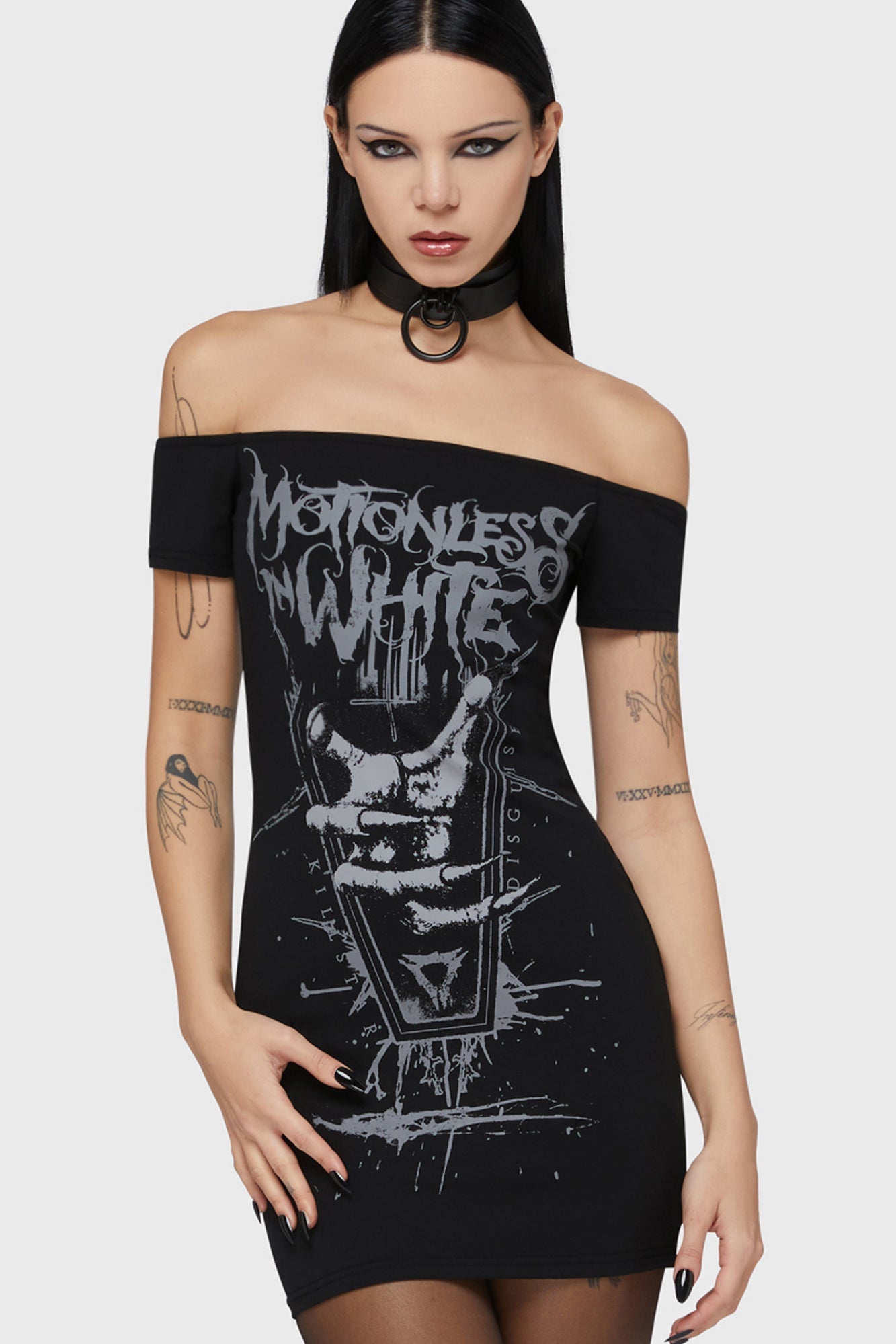 Up From Hell Bardot Dress