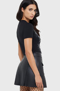 Velvet Frame Skirt